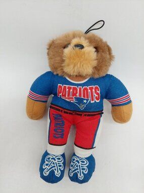Good Stuff New England Patriots Plush Teddy Bear 6" Stuffed Animal 1999 NFl